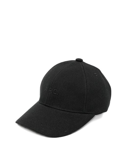 A.P.C. Black Charlie Cap