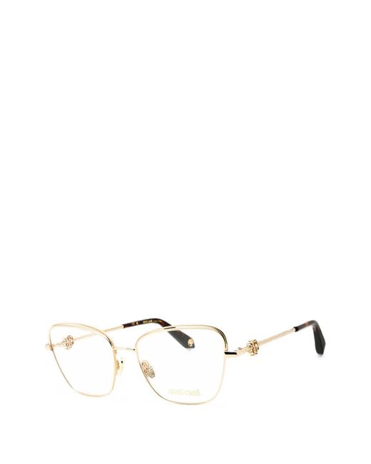 Roberto Cavalli Natural Geometric-Frame Glasses