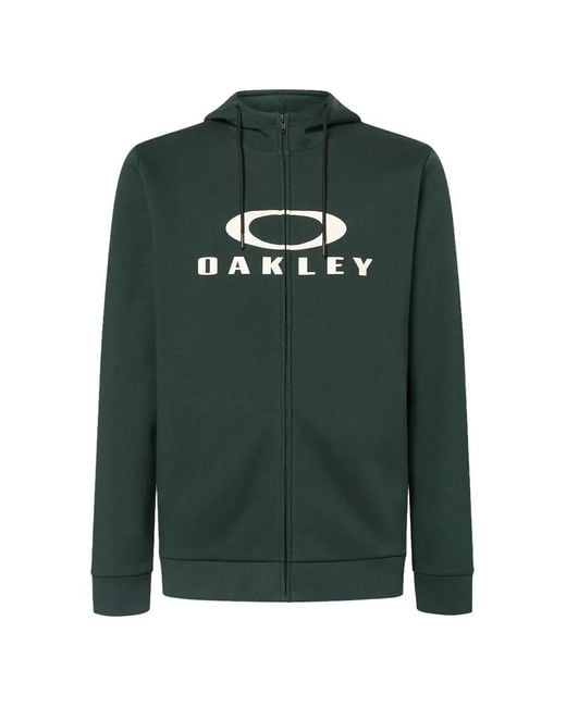 Oakley Green Bark Logo-Print Hoodie for men