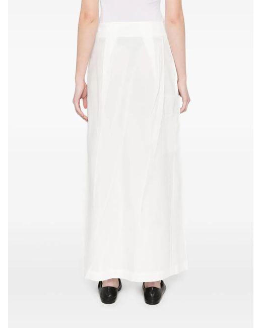 Issey Miyake Pressed Form スカート White