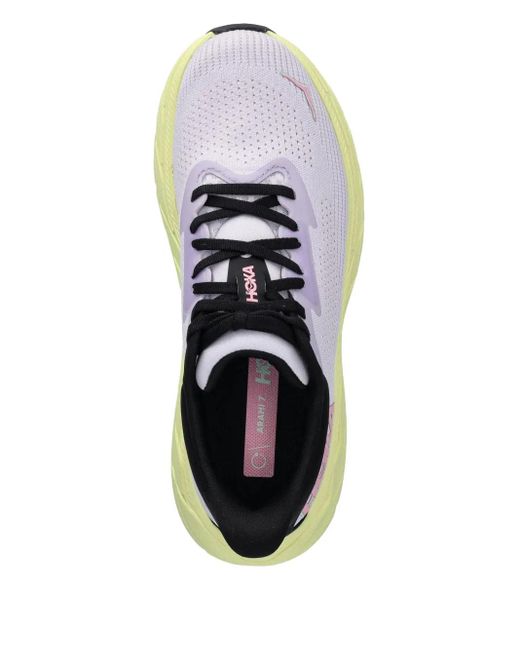 Zapatillas de running Arahi 7 con diseño ligero Hoka One One de color Black