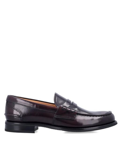 Church's Red Pembrey Leather Loafers