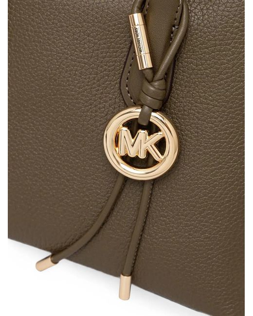 MICHAEL Michael Kors Brown Pebbled Leather Tote Bag