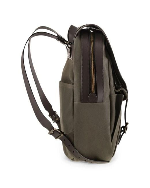 Filson Gray Large Rugged Twill Backpack for men