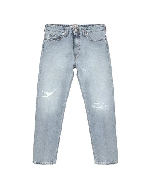 CYCLE Blue Wise Distressed Jeans for men