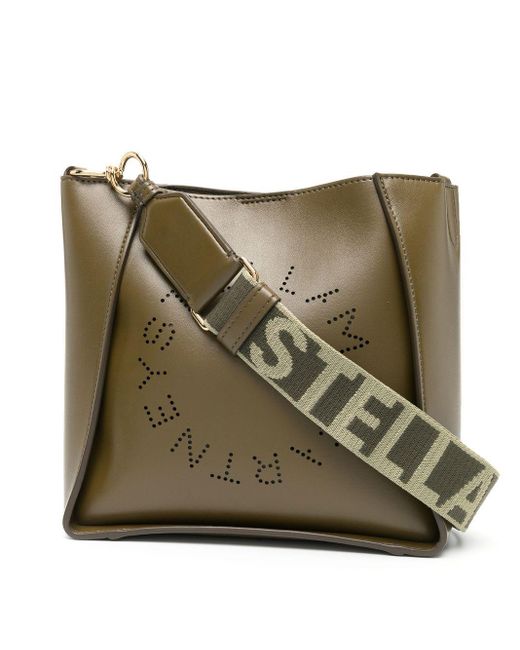 Stella McCartney Stella Logo Shoulder Bag in Green | Lyst Canada