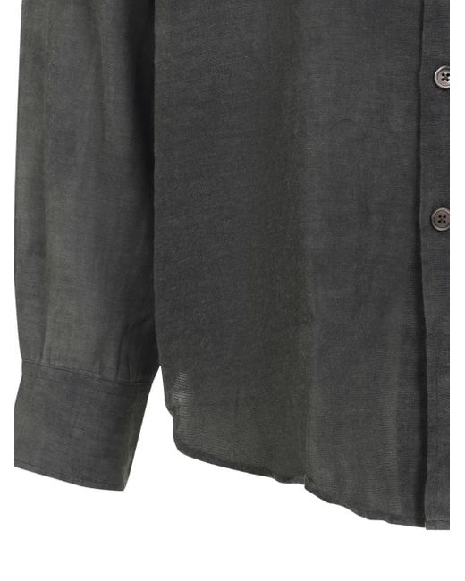 Our Legacy Above Button-Down Overhemd Met Zak in het Gray voor heren