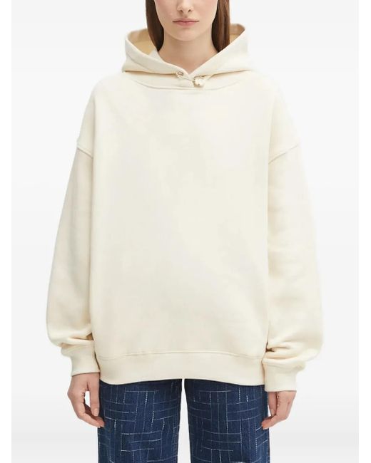 KENZO Natural Safety-Pin Long-Sleeve Hoodie
