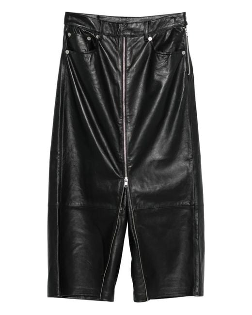 R13 Black Zippered Trousers