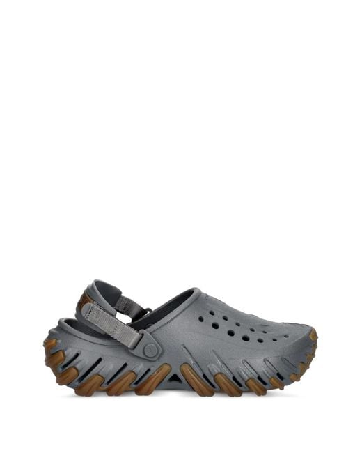 CROCSTM Gray Echo Gum Ro Perforated Slingback Clogs for men