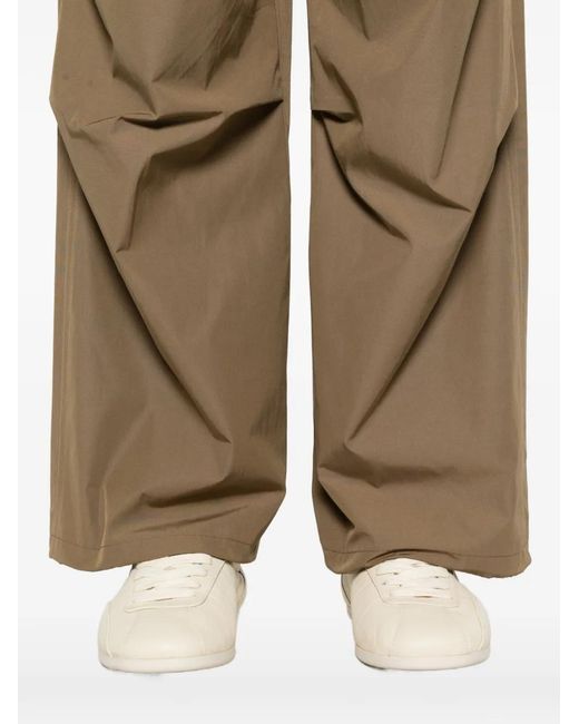 A.P.C. White Elasticated Trousers for men