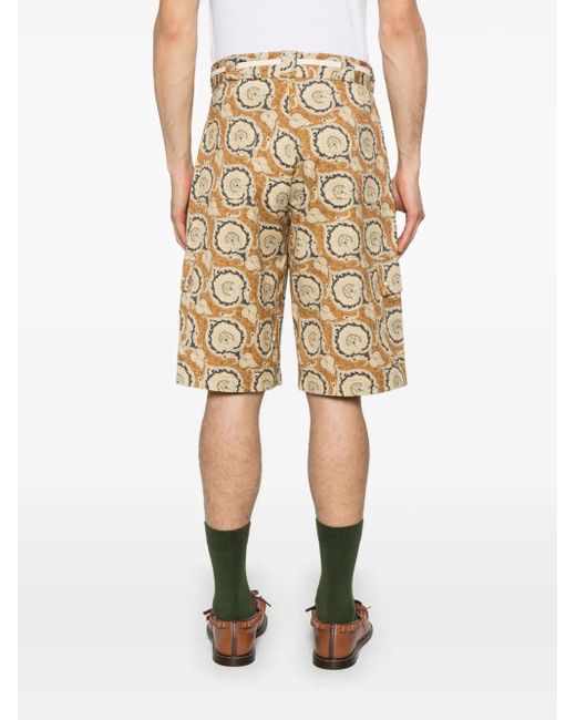 Drole de Monsieur Natural Le Short Workwear Paisley Shorts for men