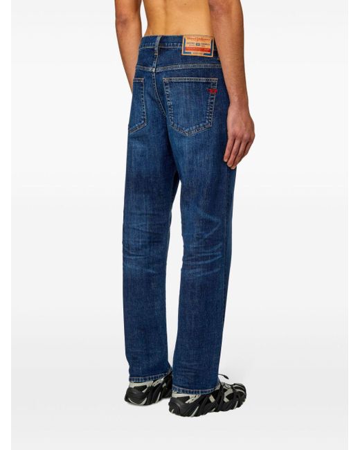 DIESEL Straight Jeans in het Blue voor heren