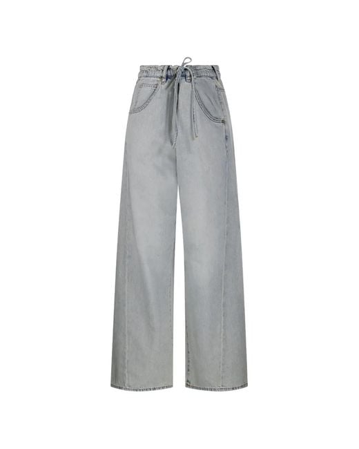 DARKPARK Gray Drawstring Jeans