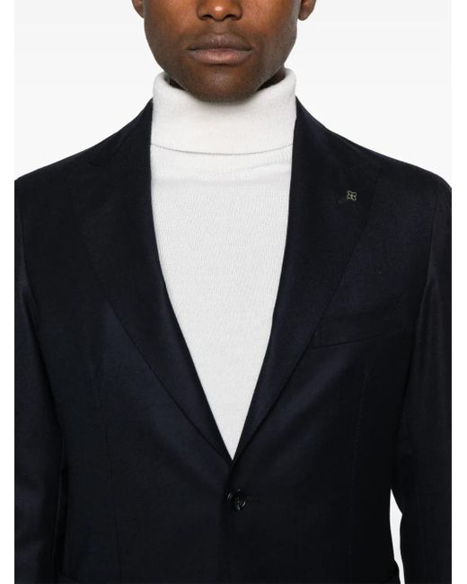 Tagliatore Blue Virgin Wool Suit for men