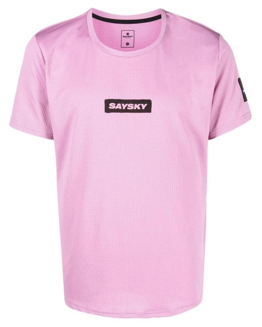 Saysky ロゴ Tシャツ Pink
