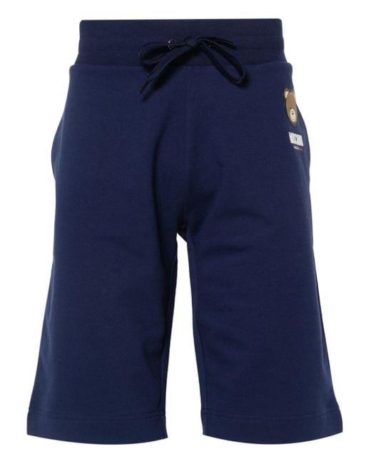 Moschino Lounge-Shorts mit Teddy in Blue für Herren