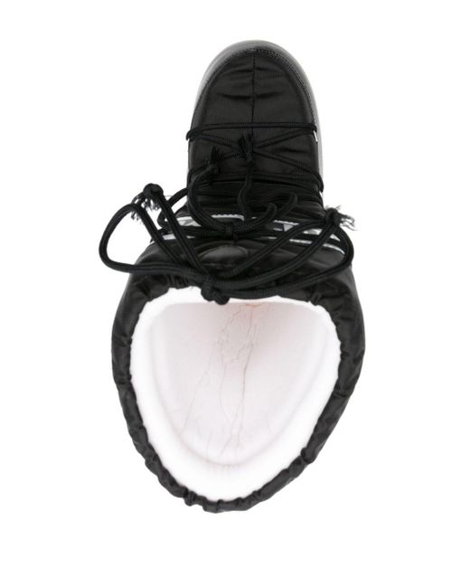 Moon Boot Black Icon Nylon Boots - Men's - Polyurethane/nylon/fabric/rubber for men