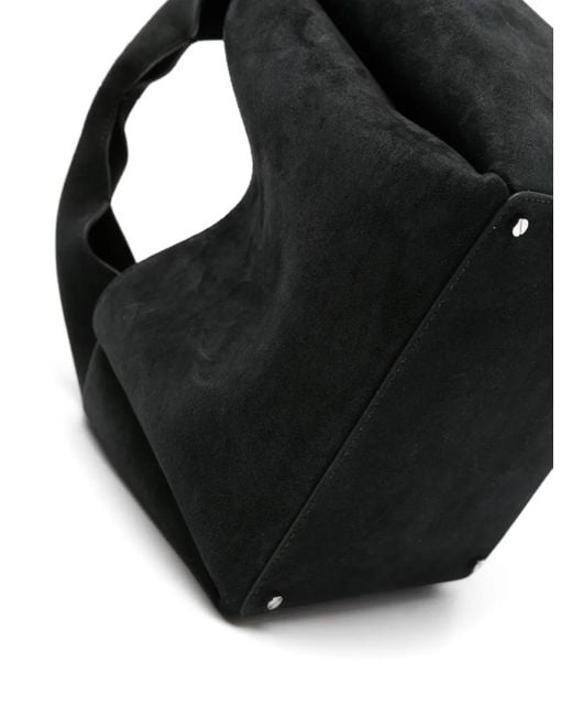 Sac Seau En Daim Totême  en coloris Black