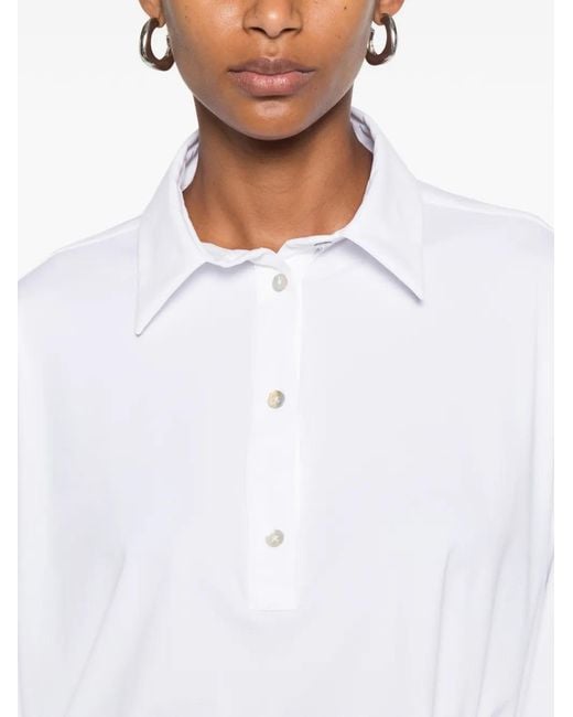 Rrd White Long-Sleeve Polo Shirt