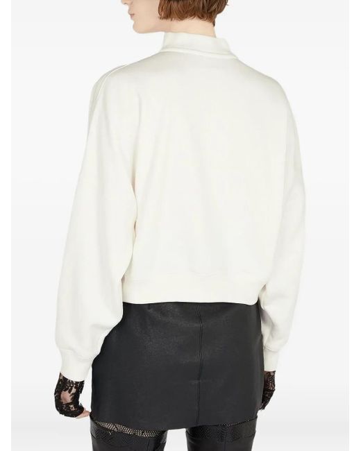 Gucci White Vintage Logo Sweatshirt