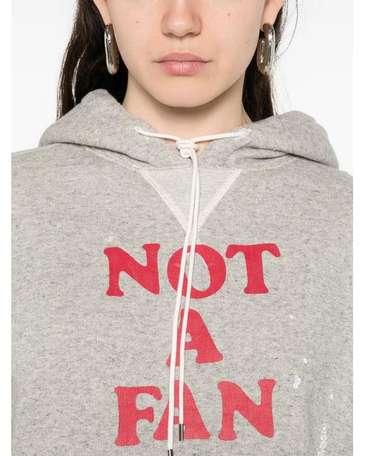 R13 White Hoodie Not A Fan