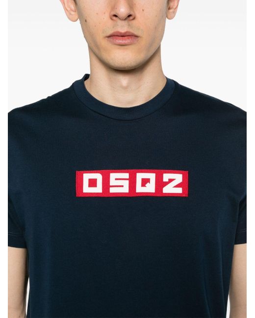 T-shirt Cool Fit en coton DSquared² pour homme en coloris Blue