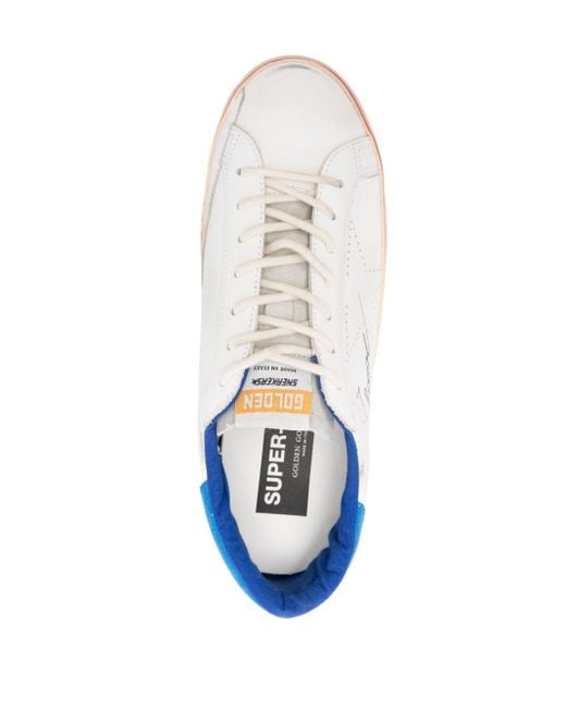 Golden Goose Deluxe Brand White Super-Star Sneakers for men