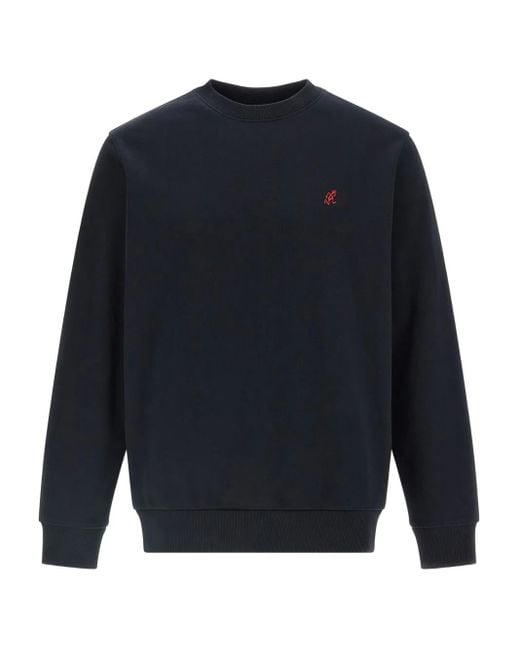 Gramicci Sweater Met Geborduurd Logo in het Blue voor heren