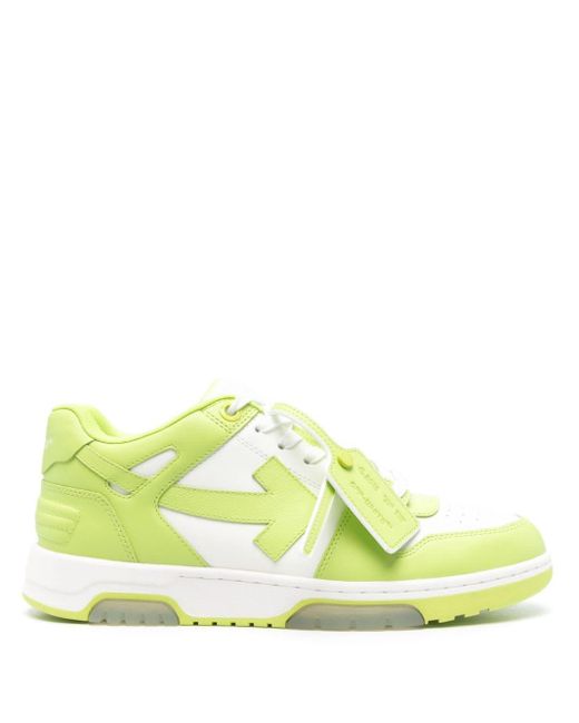 Off-White c/o Virgil Abloh Out of Office Sneakers in Yellow für Herren
