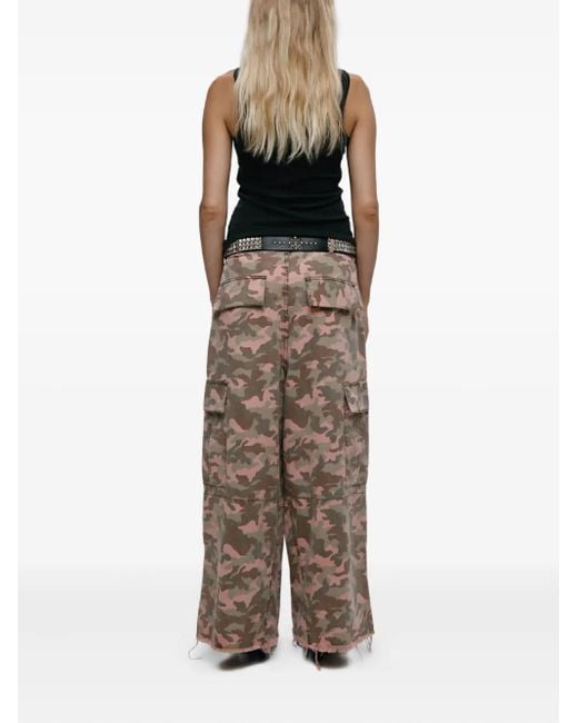 Mainless Gray Hose Mit Camouflage-Print