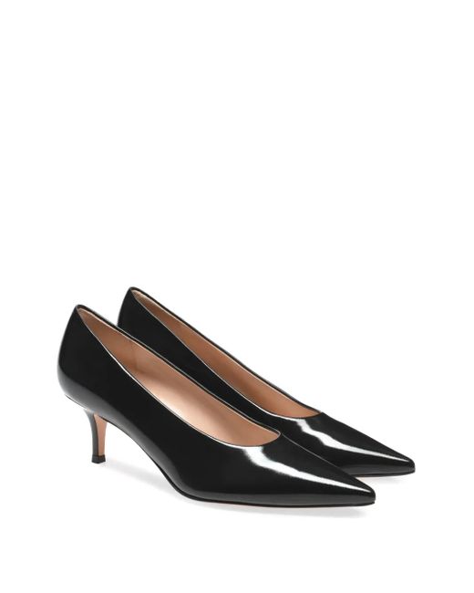 Gianvito Rossi Black 55Mm Robbie Pumps