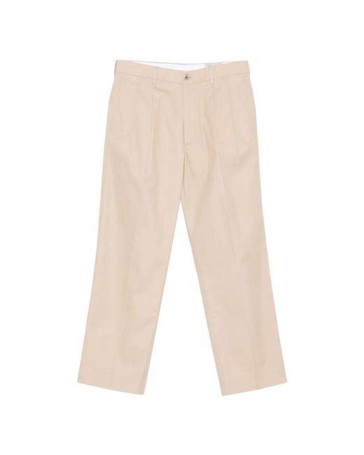 Pence White Pantalon À Design Plissé for men