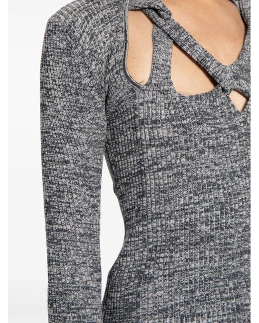 Isabel Marant Black Zoria Knitted Top