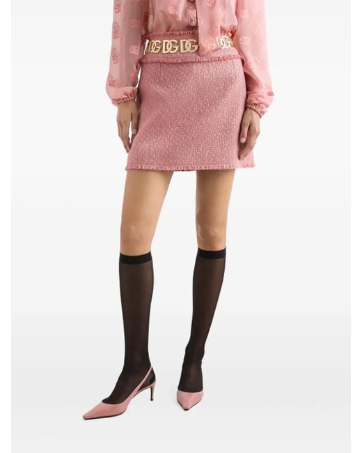 ミニスカート DOLCE  GABBANA Women Mini Skirts F4BCAT FSIB5 H25PR PINK DOLCE&GABBANA | Pink Women's Mini Skirt | YOOX