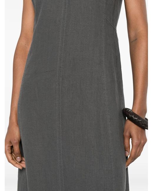 Marc O' Polo Gray Sleeveless Midi Dress