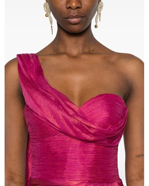 Vestido largo Yaira IRIS SERBAN de color Pink