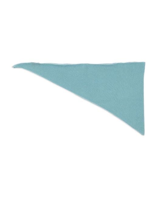 LA ROSE Blue Kefia Cashmere Scarf