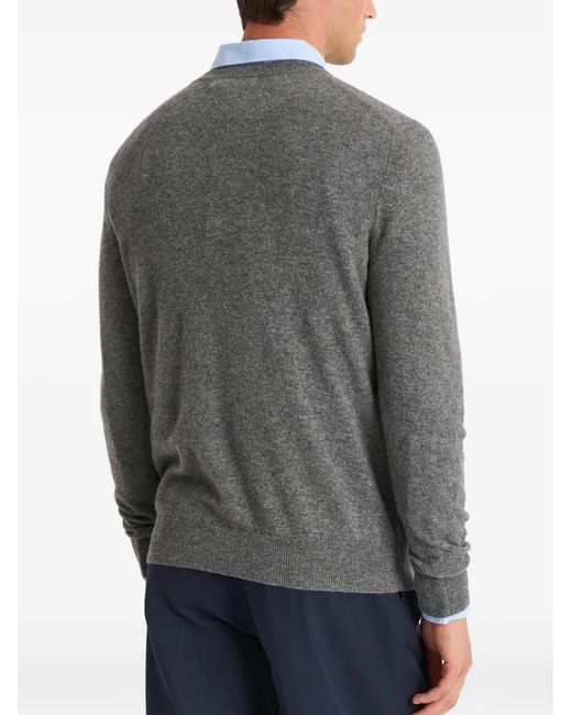 Pringle of Scotland Gray Crew-Neck Cashmere Sweater for men