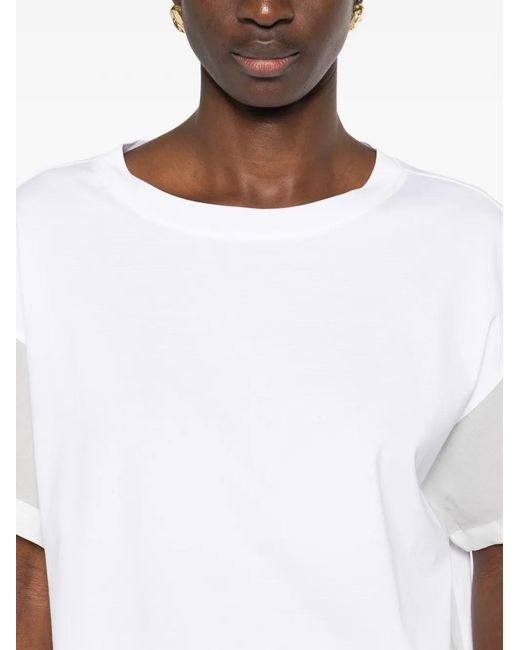 Brunello Cucinelli White Classic T-Shirt