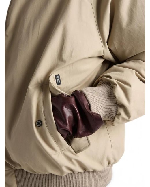 Prada Natural Technical Poplin Down Jacket
