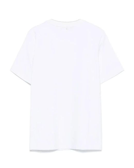 Lorena Antoniazzi White Print-Detail T-Shirt