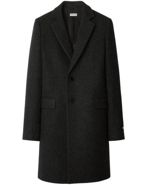 Abrigo de vestir Burberry de color Black