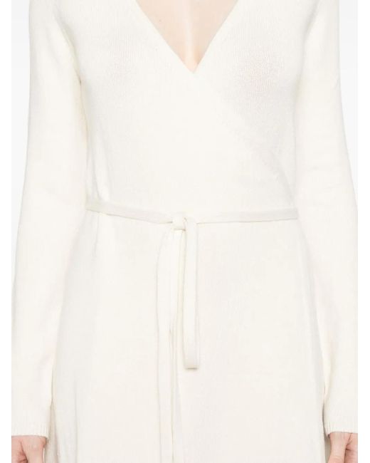 Joseph White Knitted Maxi Dress