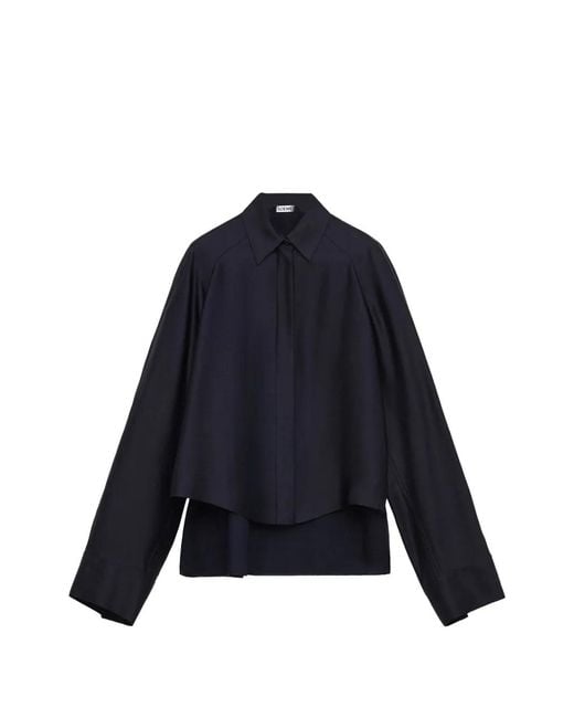Loewe Blue Cape Long-Sleeve Shirt