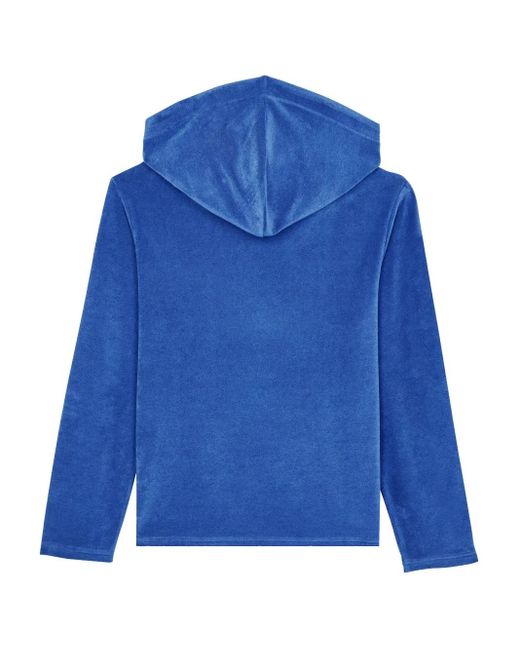Vilebrequin Blue Terrycloth Hoodie for men