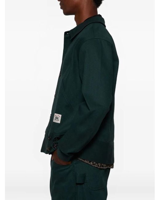 Chaqueta con botones laterales Bode de hombre de color Green