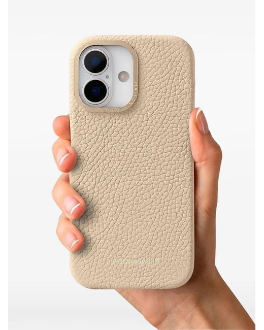 Maison De Sabre Natural Leather Iphone 17 Case
