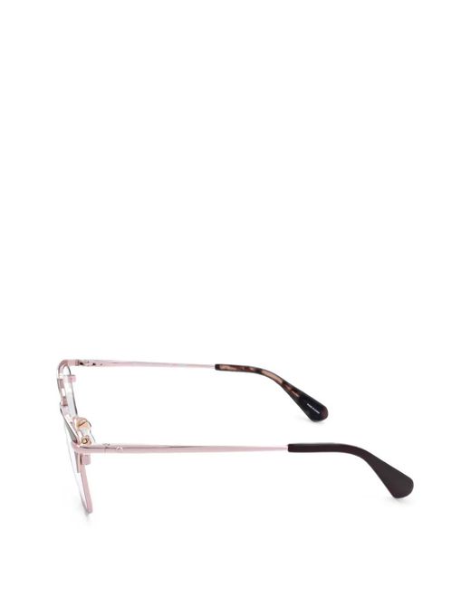 Kate Spade White Bendall Square-Frame Glasses