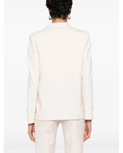 Twinset Natural Strap-Detail Blazer